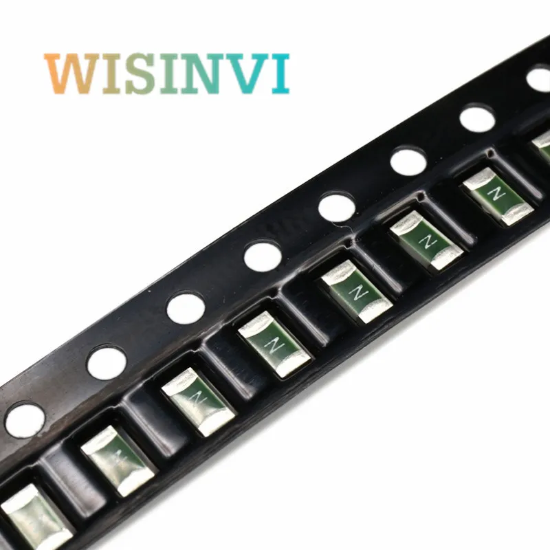 WISINVI 100 Uds SMD fusible WDS1206-T200 1206 2A fusible 24V 32V 36V 63V SMD tipo de fusión fusible de retardo de tiempo único