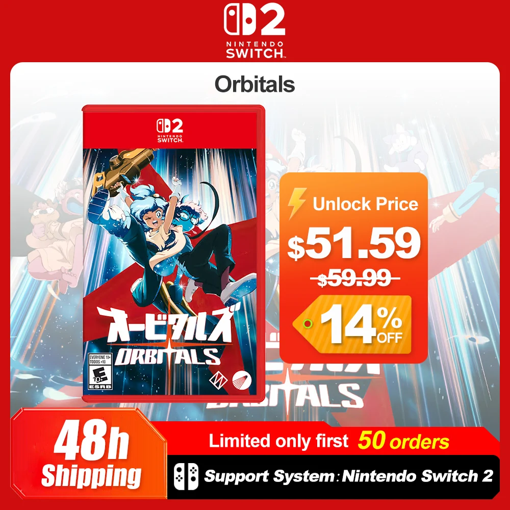 Nintendo Switch 2 Orbitals NS2 Spellen Aanbiedingen 100% Nieuwe Nintendo Fysieke Spelkaart Actie- en Avonturenspellen voor Switch 2