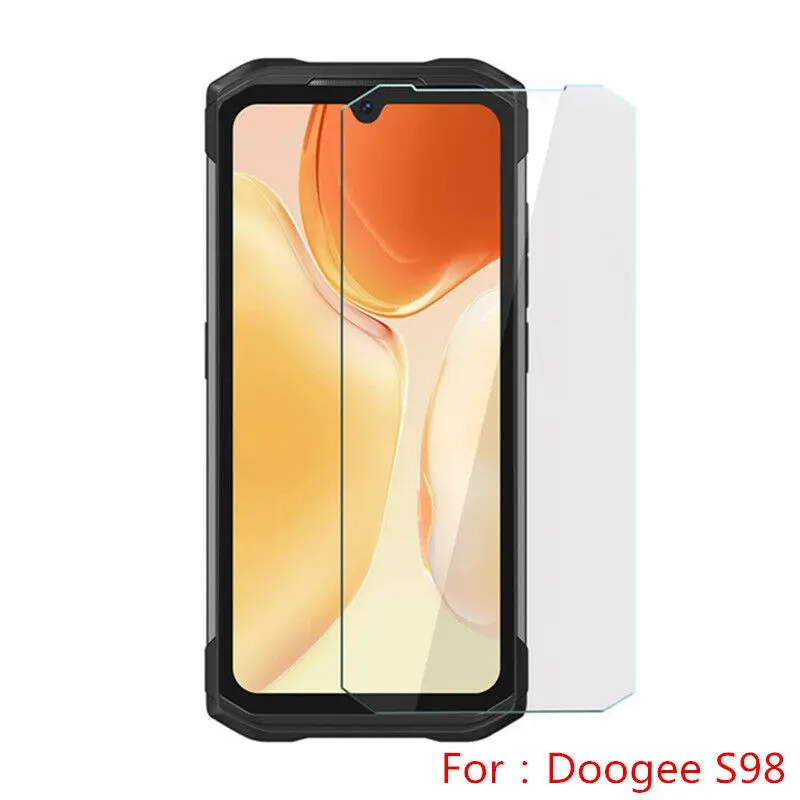 2.5D HD Screen Protector for Doogee S97 Pro S97Pro Tempered Glass for DOOGEE S98 PRO Glass Full Cover Film Anti Scratches