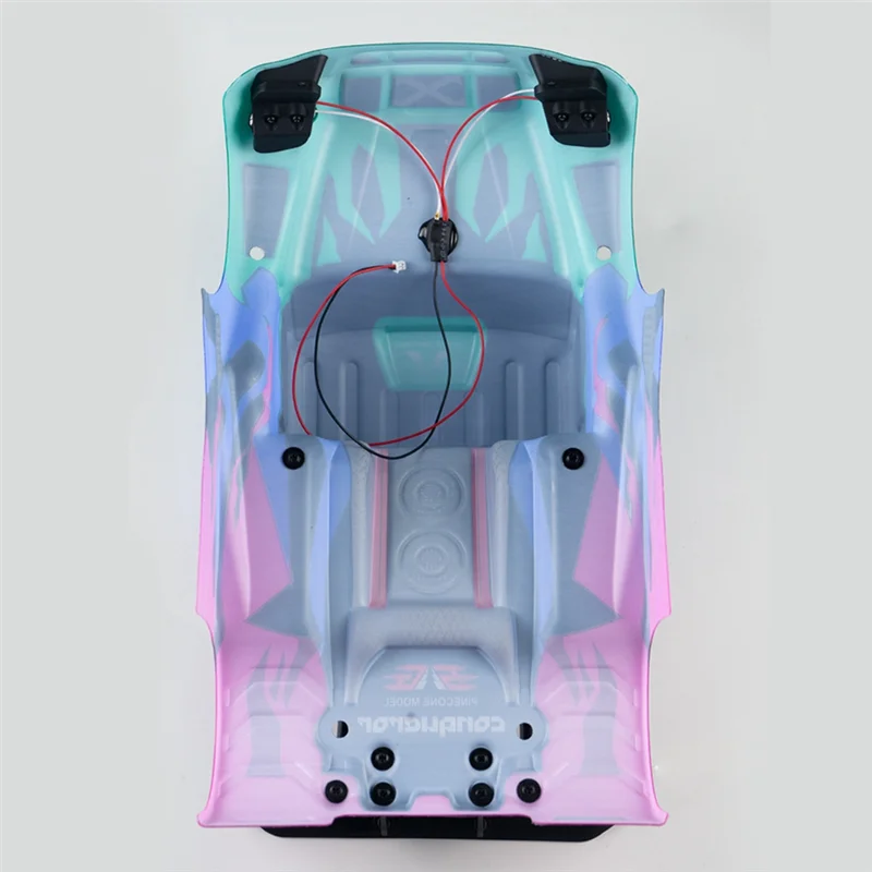 B78B-RC Carrozzeria Con Luce A LED Per SG1610 SG 1610 1/16 RC Auto Pezzi di Ricambio Accessori, Viola-Arancio