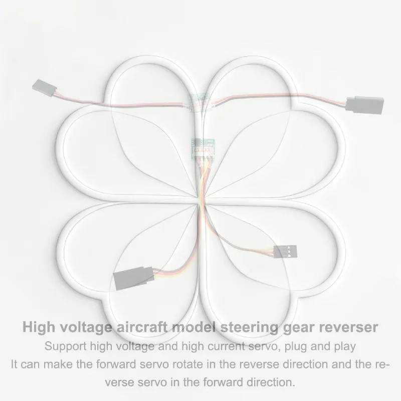 PPM/PWM Servo Signal Amplifier High Sensitivity Signal Booster Extension Cord for RC Underwater Drone Use