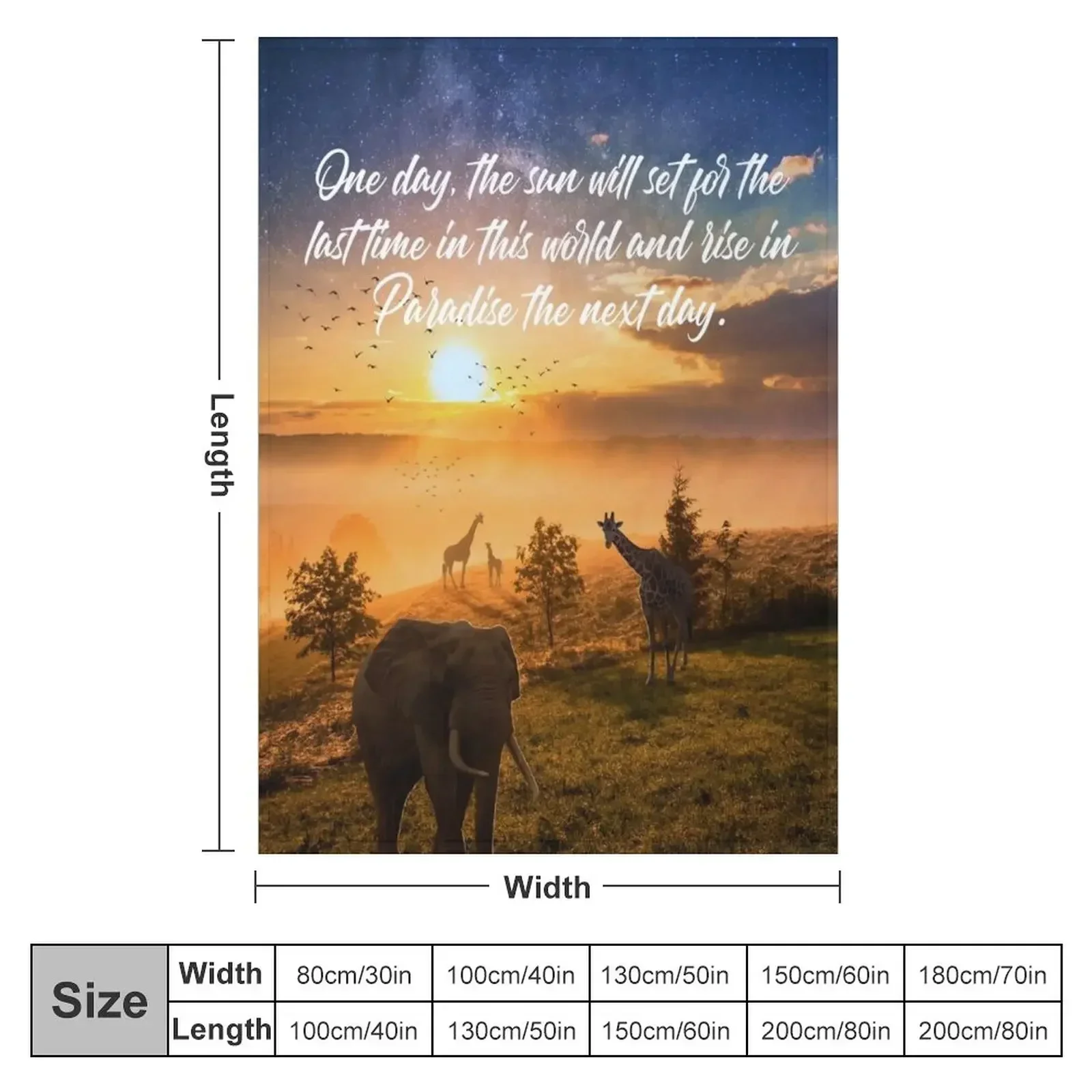Sunrise In Paradise Throw Blanket Flannels for winter Soft Plaid Soft Plush Plaid Thermals For Travel Flannel Blankets