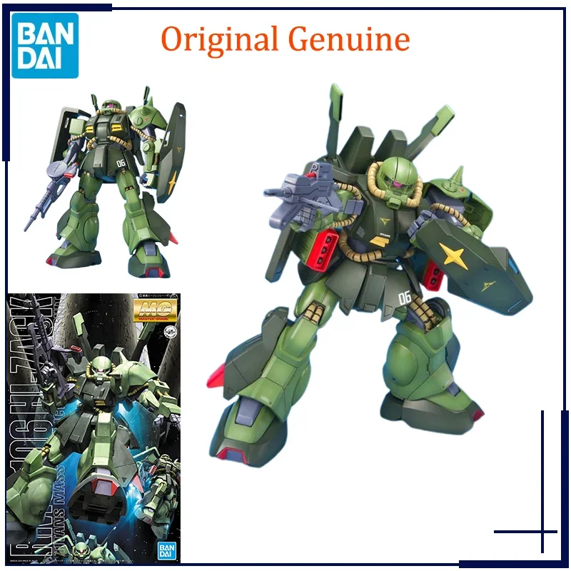 Original Genuine MG 1/100 Hi-Zack RMS-106 Zaku Gundam Bandai Anime Model Toys Action Figure Gifts Collectible Ornaments