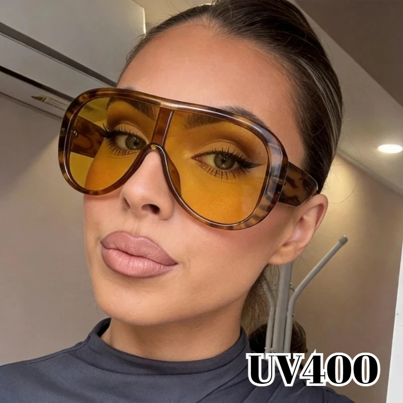 

2026 New Fashion Oversized Frame Sunglasses Premium Trendy Sun Glasses UV Protection Eyewear Classic Driving Shades