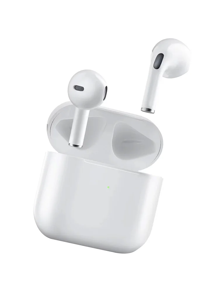Air Pro4 Fones de ouvido sem fio originais, fones de ouvido duplos, espera ultra longa, baixo