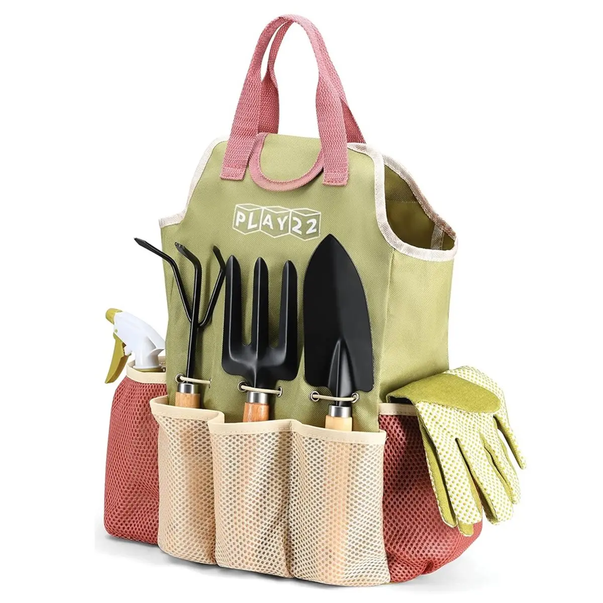 

Gardening Tools Set of 10 - Complete Heavy Duty Garden Tools Set ing equipments Set Carbon Steel + Wood