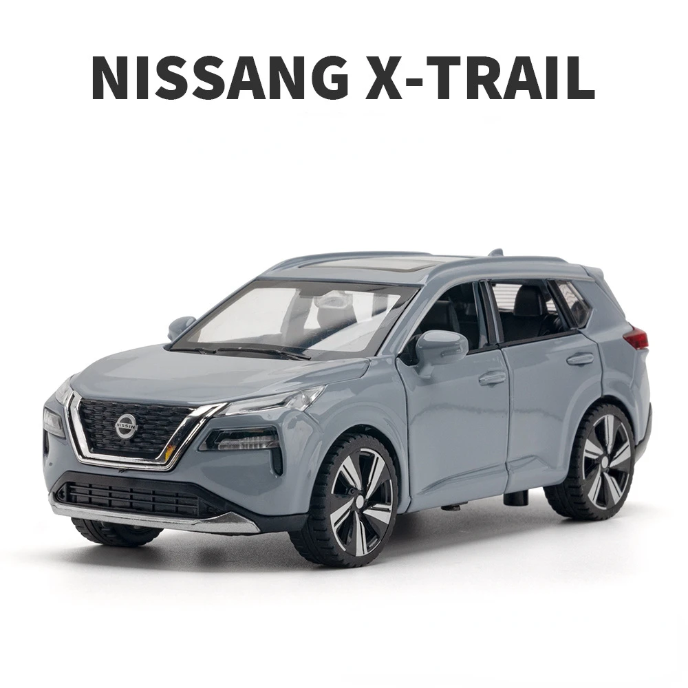 【ずん】2個セット NISSAN X-TRAIL 1/43 1/32 Scale X-Trail Toy Car Model Alloy Diecast Pull Back Model