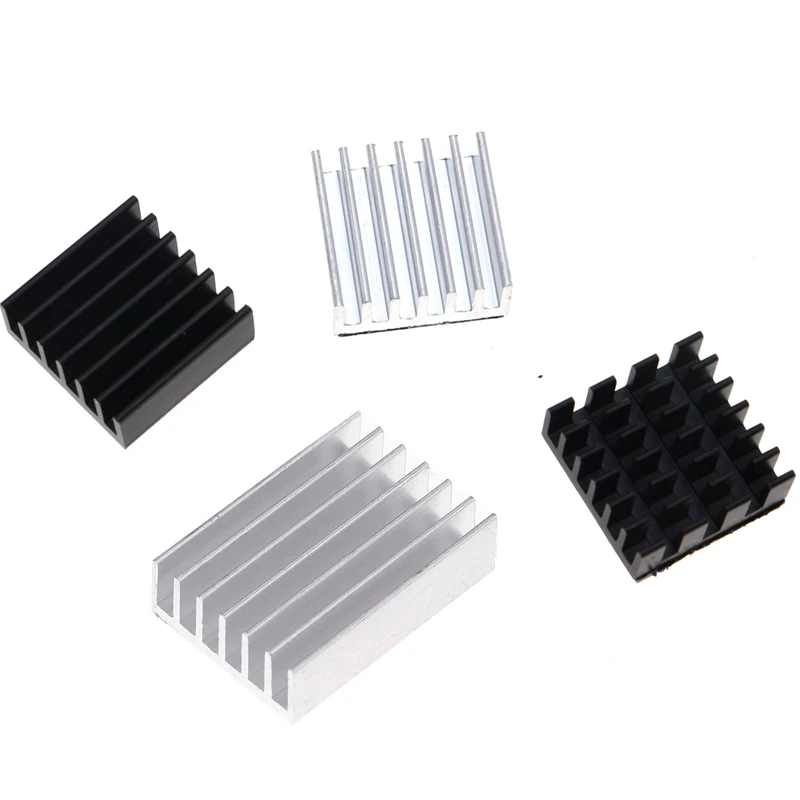 10pcs Aluminum Computer Cooler Radiator Heatsink 14x14x6mm Heat sink for Electronic Chip Heat 14x20x6mm Cooling Pads With Tape image 6