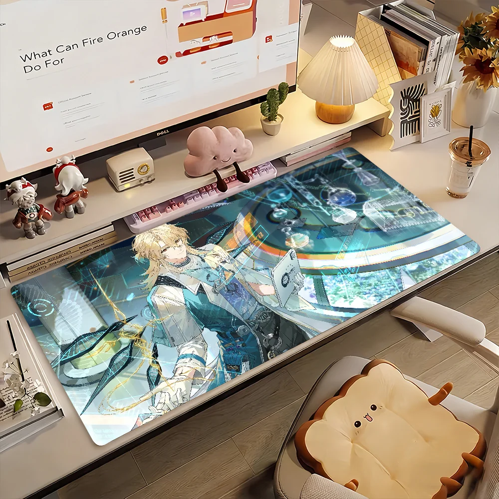 

Game Wuwa Luuk Herssen Mouse Pad Non-slip Rubber Gamer Balance Computer Mat Decoracion Deskmat Laptop Office Large