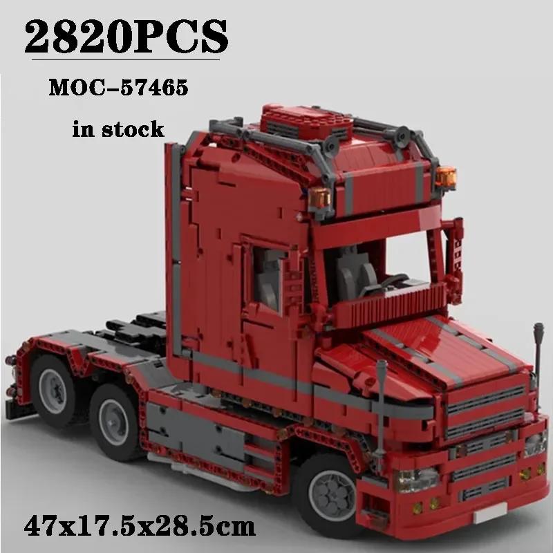 Nieuwe MOC-57465 Truck T 580 Torpedo Bouwstenen Bouwstenen Model 2820 Stuks Kinderspeelgoed Verjaardagscadeaus Kerstcadeaus