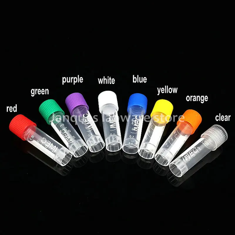 Boîte de rangement de tubes de congélation en plastique de 1.8ml + une pièce de 50 évents pour expérience