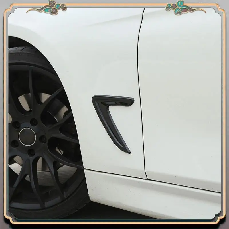 

Reliable-2Pcs For Bmw F30 F35 316I 320I 328I 330I 335I Car Accessories Fender Vents Decorative Cover Trim Stickers 2013-2017