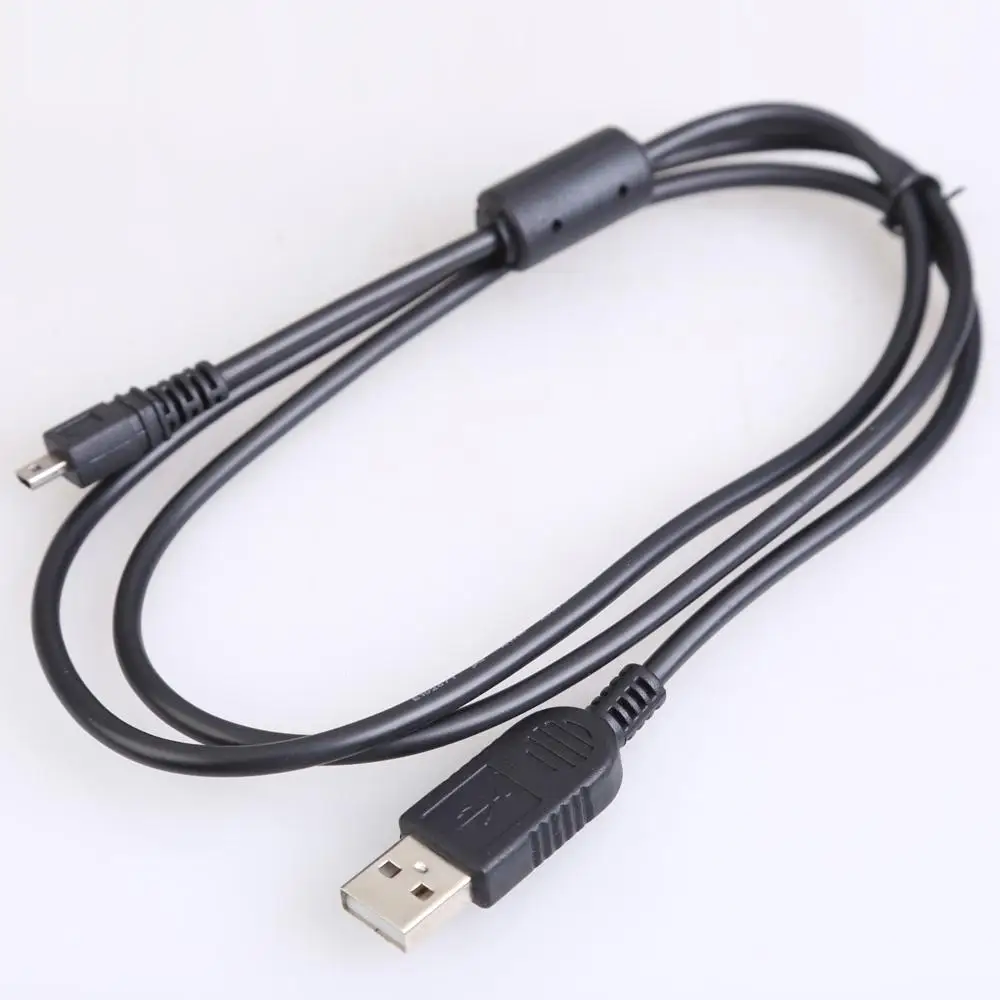 1m Data Cable Cord Camera Parts 8 Pin USB To PC Data Cable Replacement Accessories for Nikon Olympus Pentax Sony Panasonic Sanyo