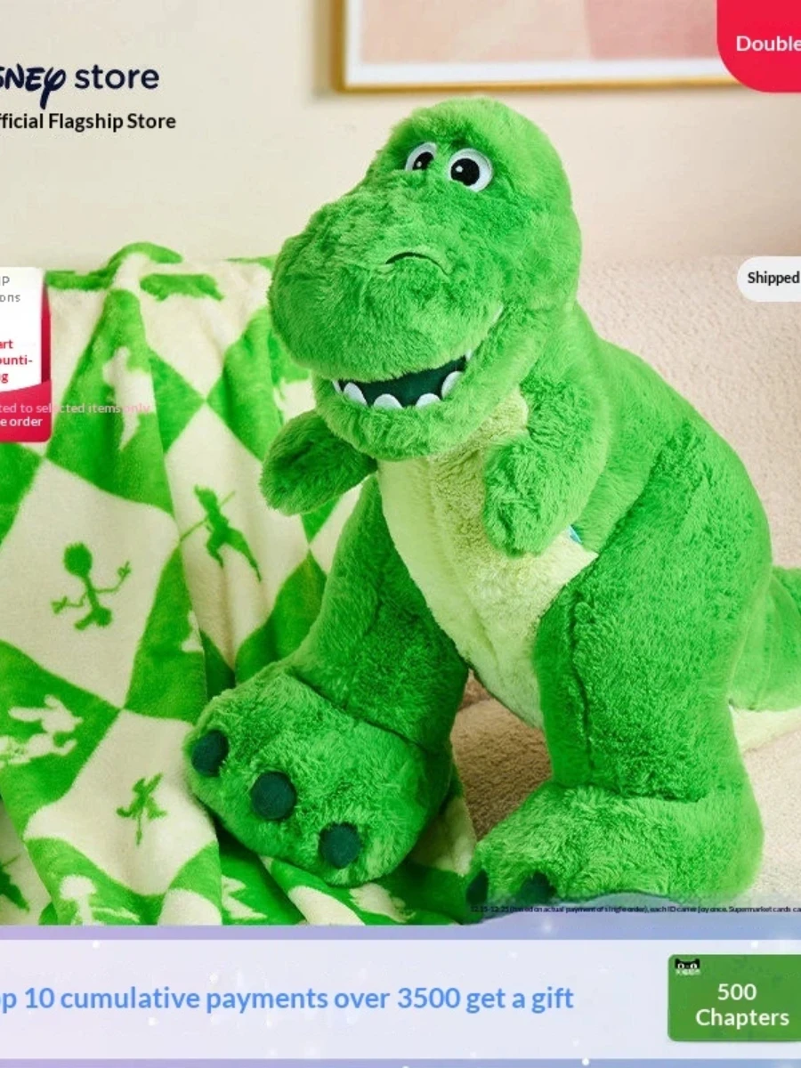 

Official Disney Hamm Rex Eeyore 2-in-1 Plush Doll Pillow | Office Nap Blanket | Gift for Fans