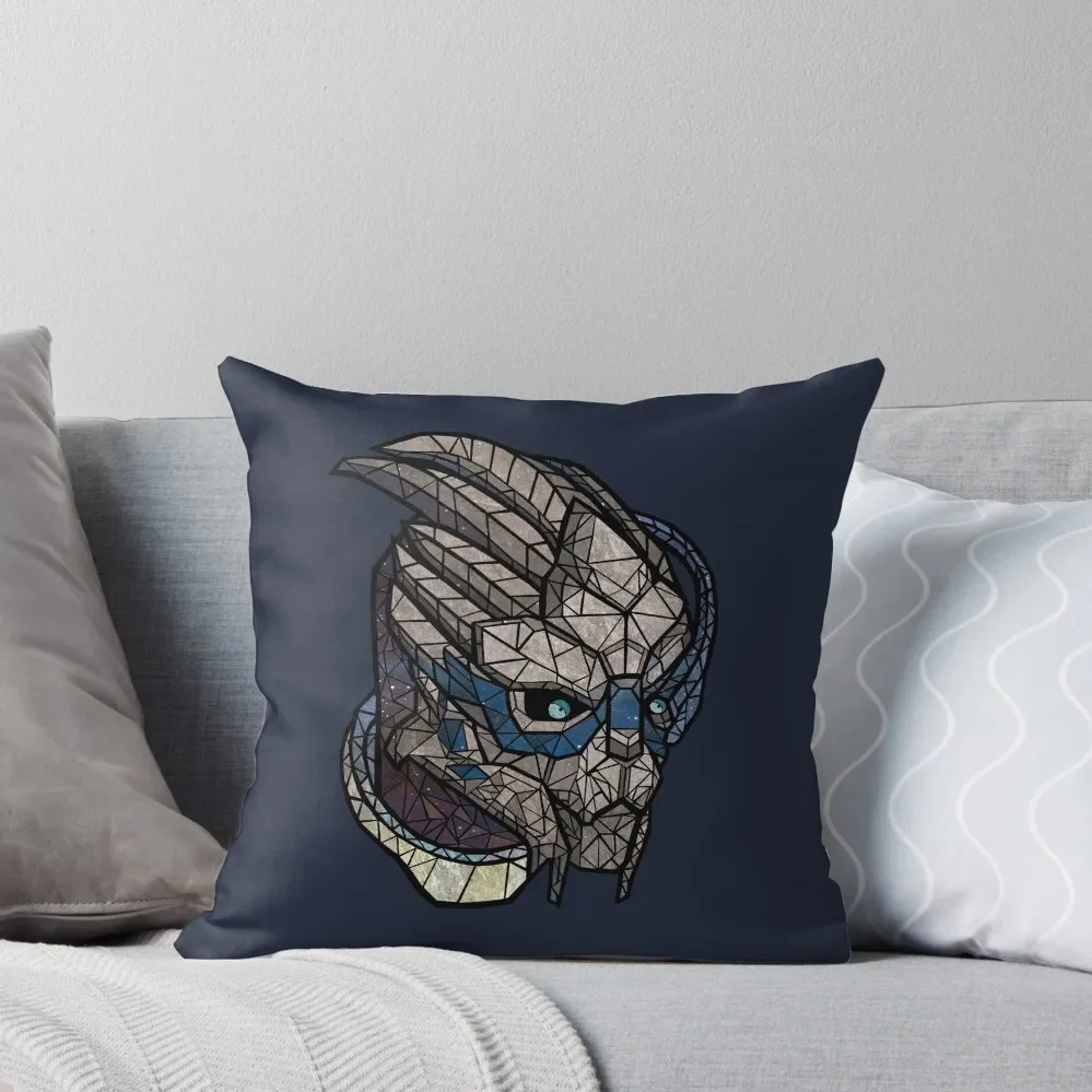 Garrus Vakarian Throw Pillow Cushions For Decorative Sofa Luxury Pillow Cover