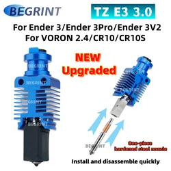 New Upgrade TZ-E3 3.0 Hotend Kit For Ender 3/CR10/VORON 2.4 Hight Speed Print Head Hi-End Extruder J-head Hot End For Ender3 V2