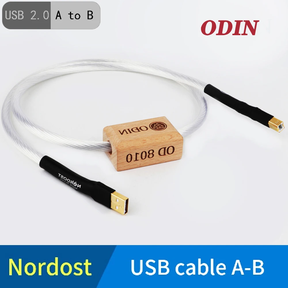 

Nordost Odin 2 OCC silver plating decoder DAC data cable USB sound card cable A-B Version 2.0 Cable