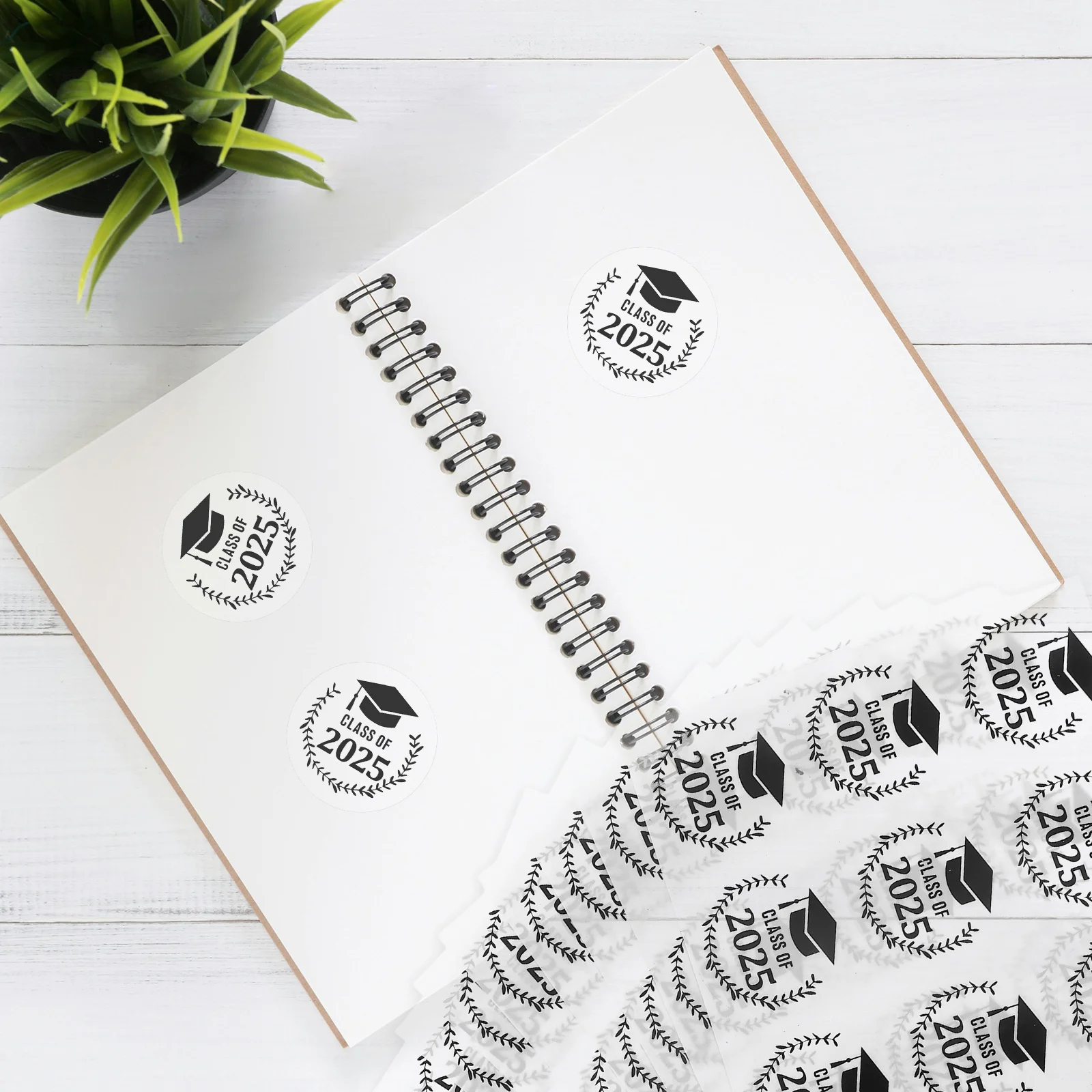 120 pegatinas de temporada de graduación, decoraciones autoadhesivas de Material PET para jardín de infantes