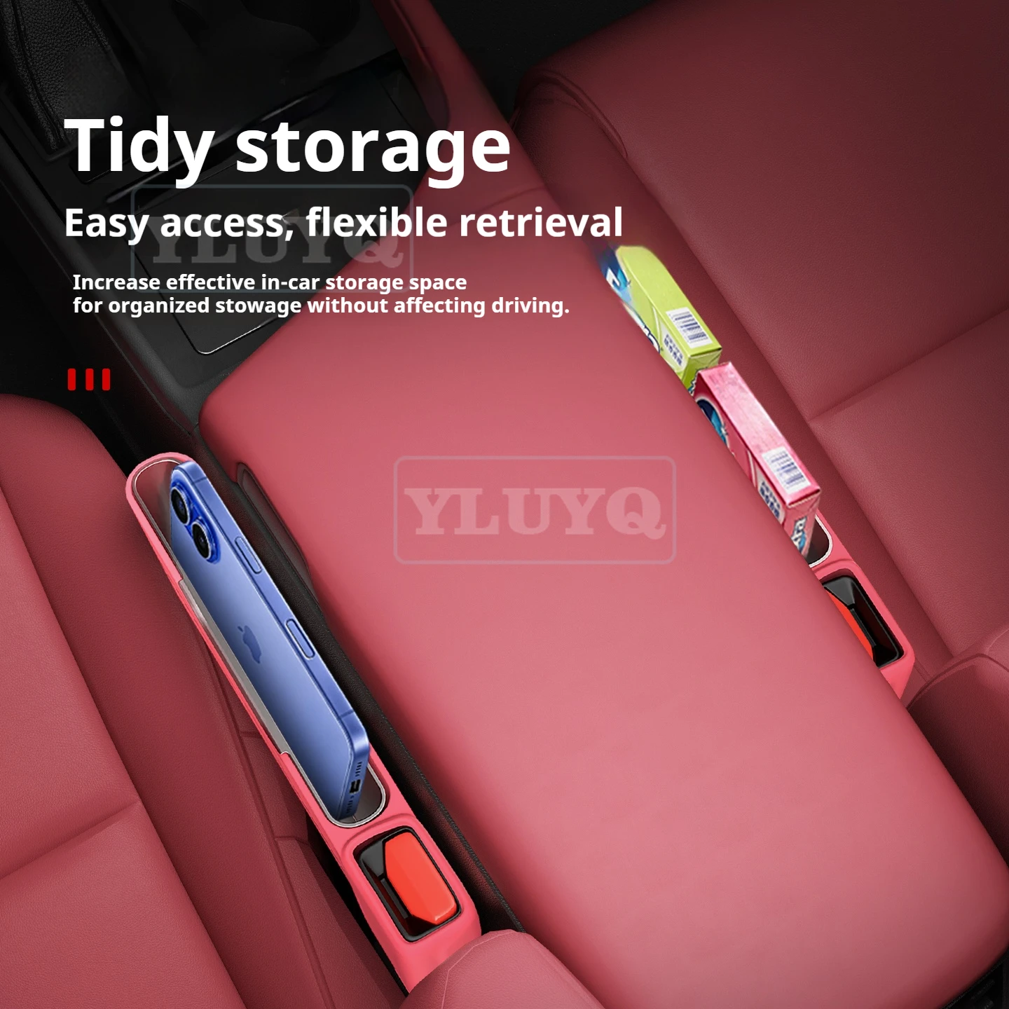 For Mazda CX50 Seat side storage box, seat belt cover storage box, gap filling storage bag, car accessories - view 3