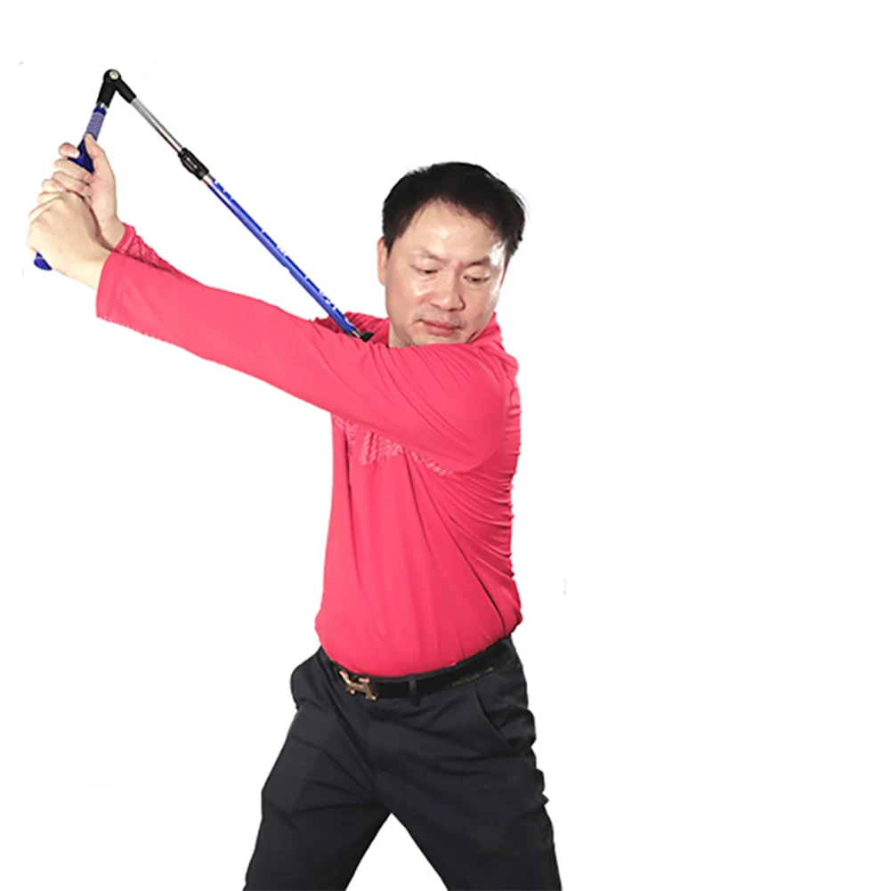 Golf Swing Trainer Exerciser Multifunctional Golf Stick Posture Corrector Adjustable Golf Swing Training Aid Stick for Beginner