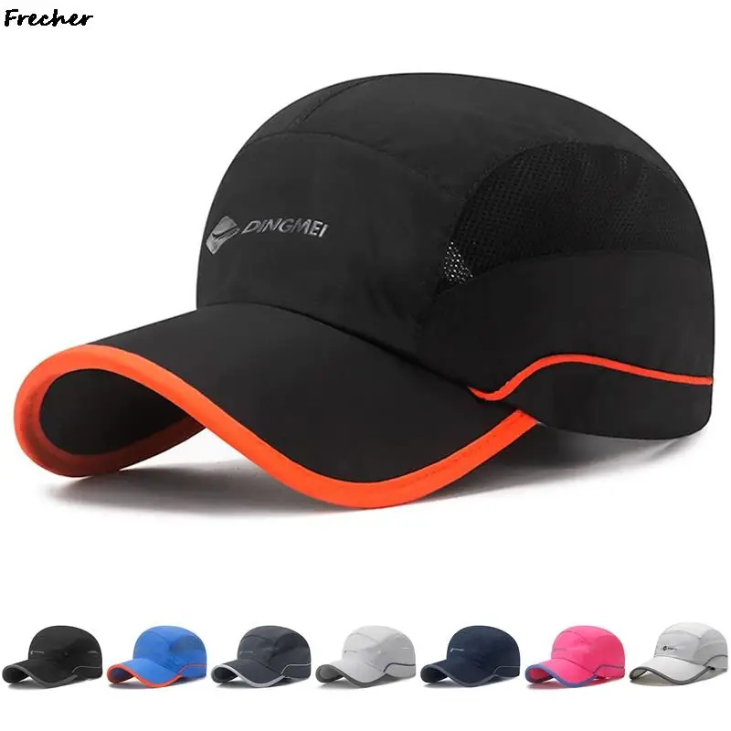 Breathable Mesh Golf Cap Unisex Professional Tennis Hat Lightweight Basketball Football Sports Caps Adjustable Belts Casquette