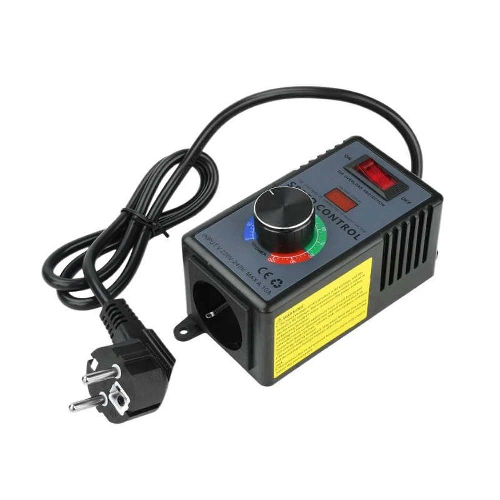 4000W AC Voltage Regulator: 10A, 110V/220V Speed Controller for Fans & Power Tools