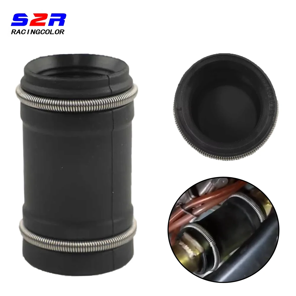 

Exhaust Pipe Coupler for Husqvarna TC TE TX 250 300 2017-2025 Motorcycle Silencer Seal Ring Resistant Spring Sleeve