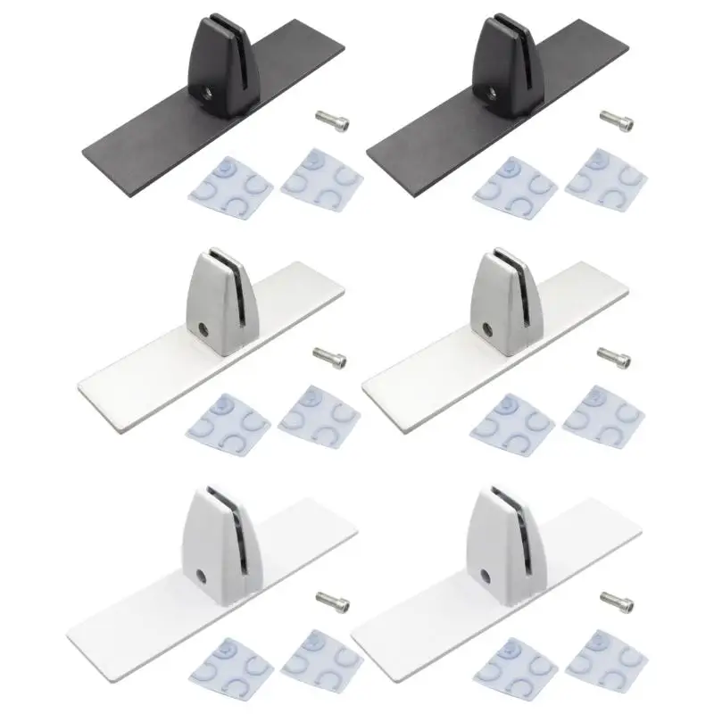

652F Fireplaces Screen Holder Brackets Feet For Stable Heat Resistant Support