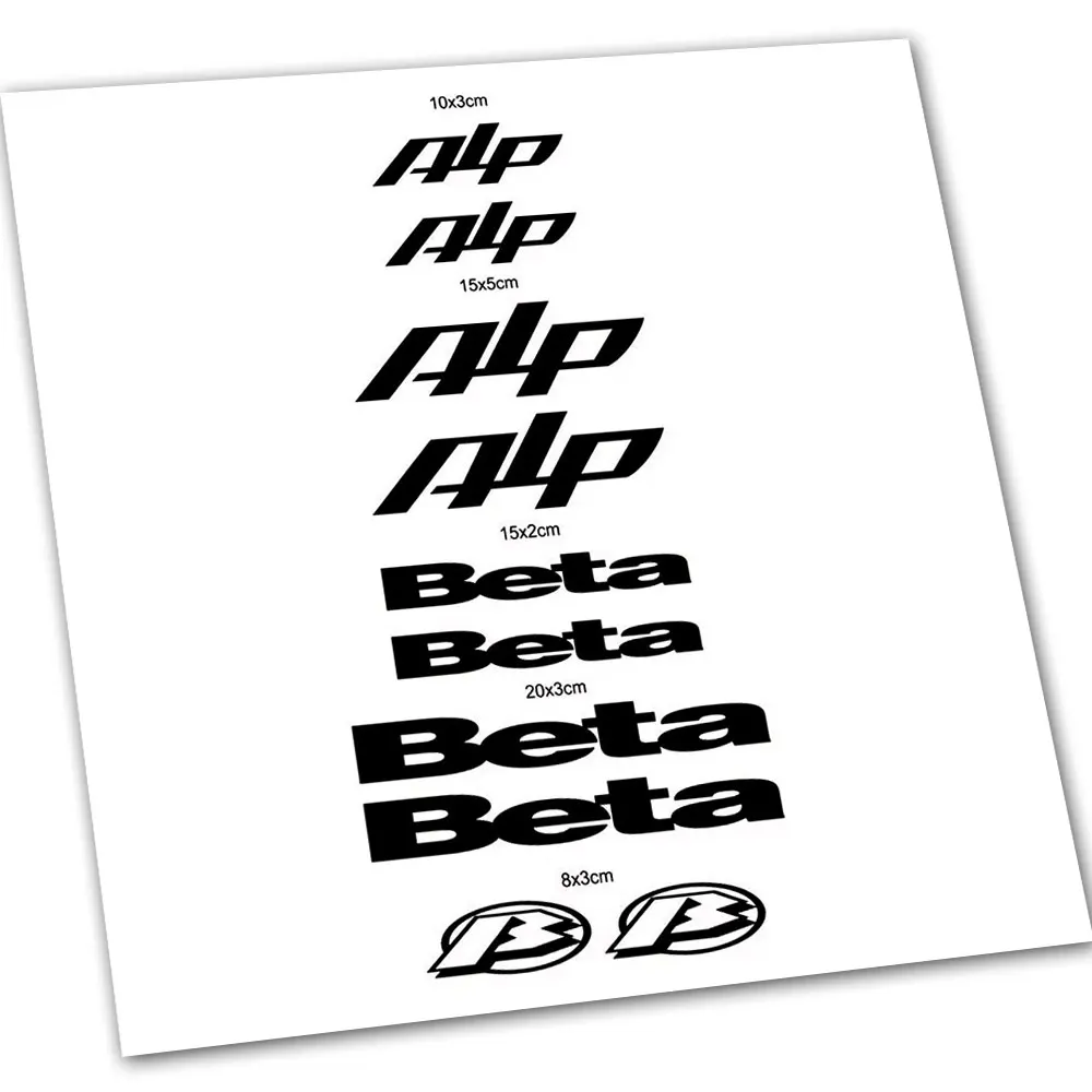 For Beta alp compatible motorcycle sticker decal kit