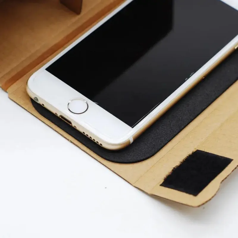 كرتون VR تجربة نظارات ثلاثية الأبعاد نظارات الواقع الافتراضي للهواتف الذكية 4.7-5.5 بوصة