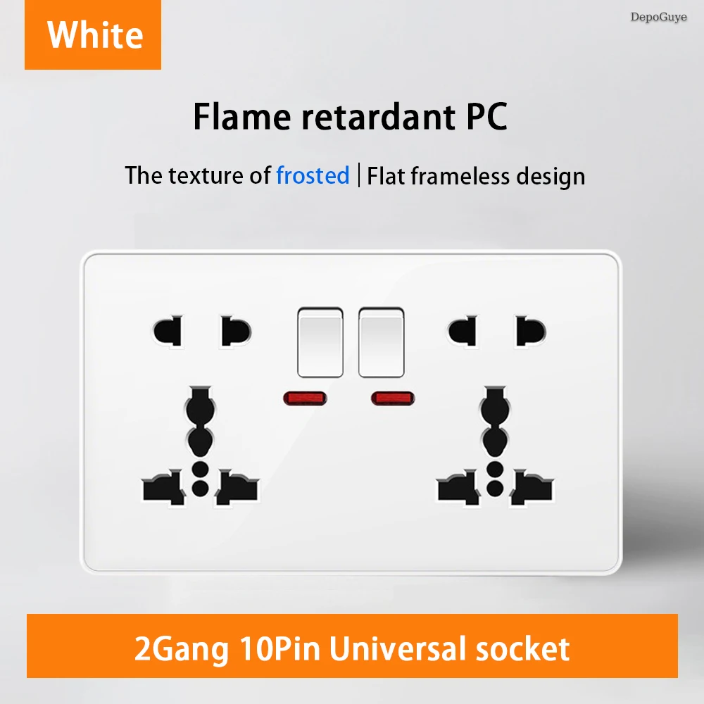 Variant: 2Gang 10Pin White