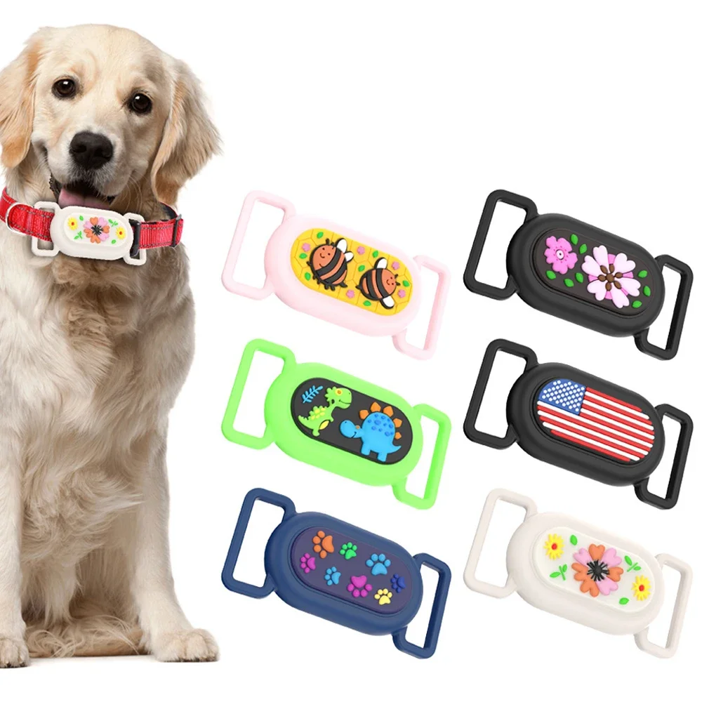 For Samsung Galaxy SmartTag2 Dog Collar Holder Waterproof Silicone Case For Galaxy SmartTag 2 For Pet Dog Cat Collars Holder