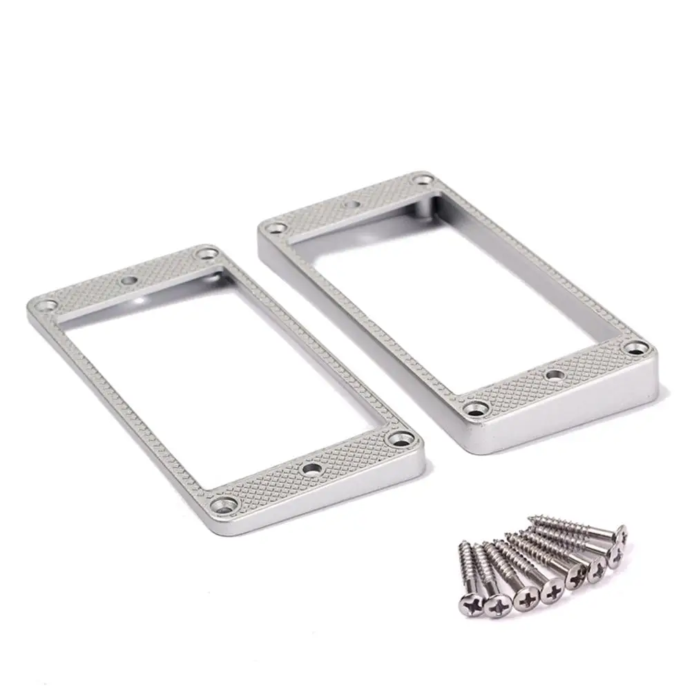 

Metal Frame Guitar Pickup Frames Humbucker Mounting Ring Humbucker Cover Plate Accessories Curved Profile Replacement