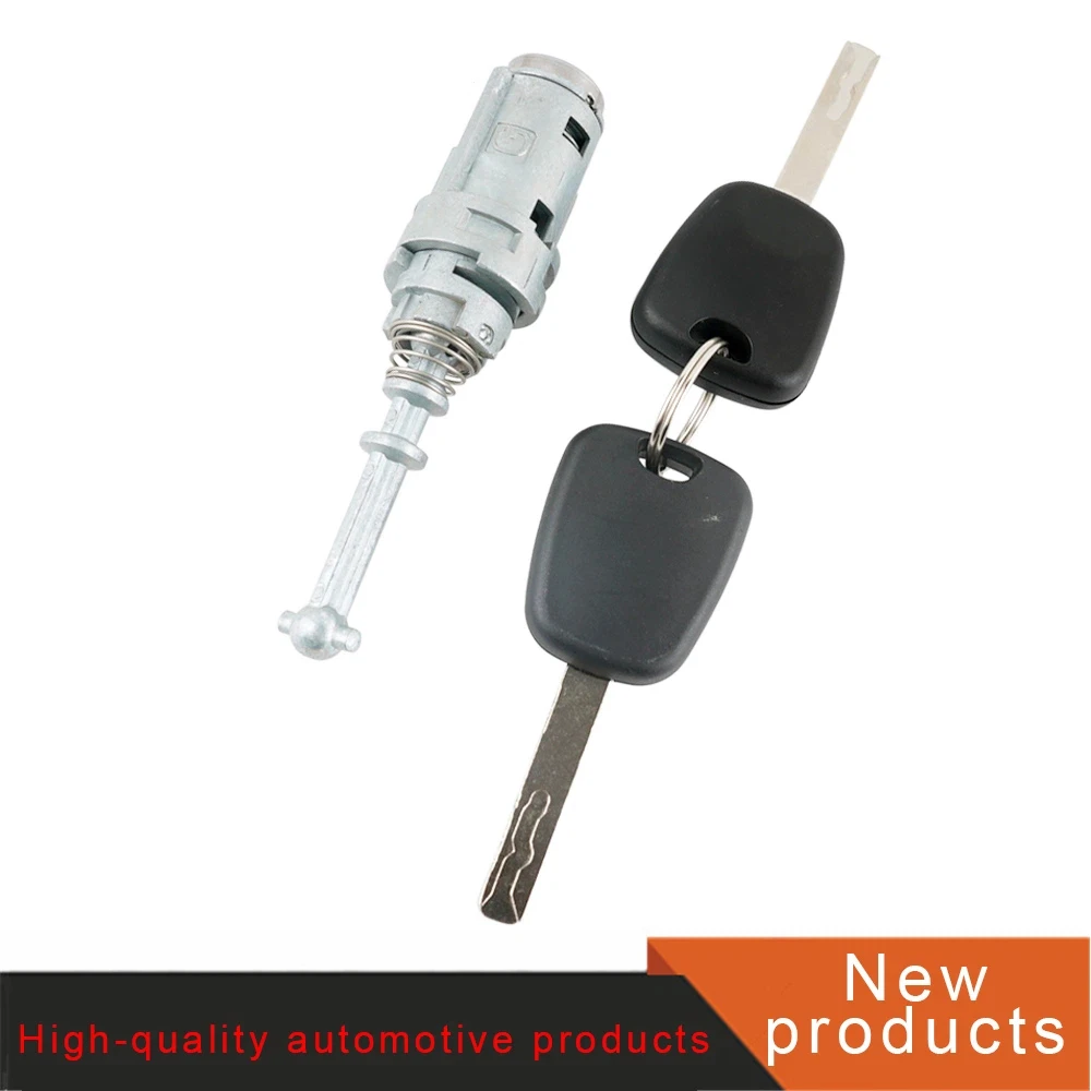 

9170T9 9170W9 Car Left Door Lock Cylinder With 2 Keys Kit For Citroen C2 C3 2002-2010 Tools Locks Accessories