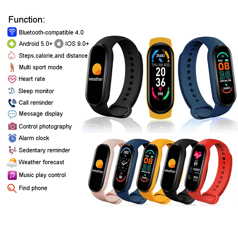 Smart Watch Kids Children Fitness Tracker Heart Rate Monitor For Boys Girls Electronic Clock Waterproof Child Watches For Xiaomi