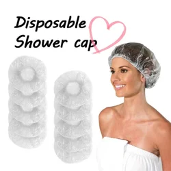 Shower Cap Women Waterproof Long Hair Shower Caps Food Seal Retractable Bag Charlotte Disposable Hair Elastic Shower Caps