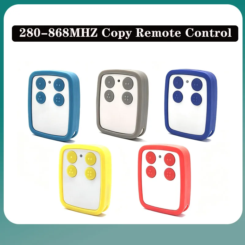 Multi-frequency 280-868MHz Garage Door Opener Copy Remote Handheld Switch Transmitter