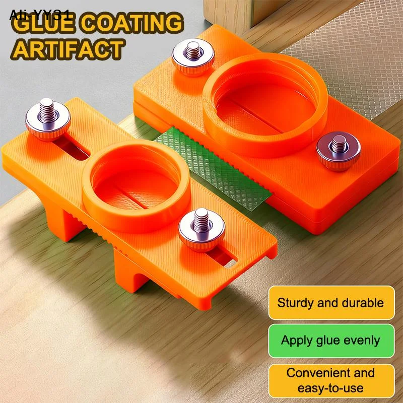 

10/22mm Adjustable Glue Applicator Woodworking Edge Banding Glue Applicator Tool For DIY Craft Panel Glue Application Hand Tools