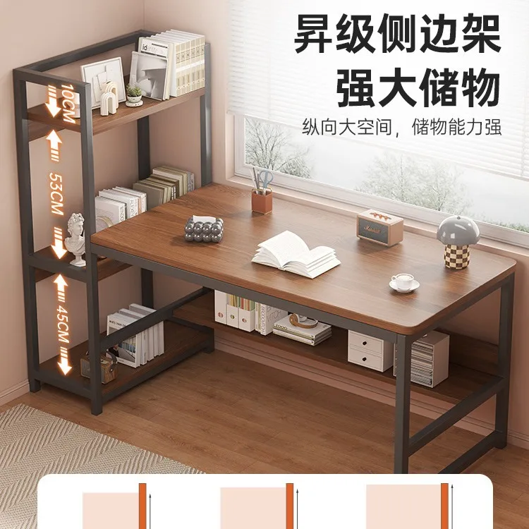 L Shaped Computer Desk With Side Storage Bag Wood Corner PC Gaming Table for Home Office Small Spaces Room Desks Furniture Study