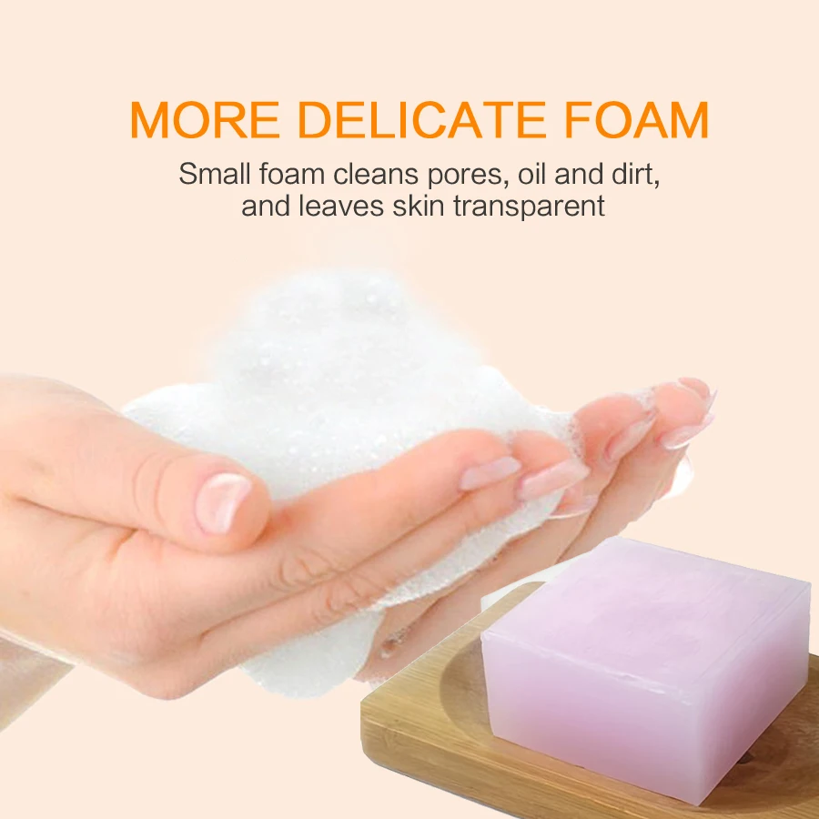 Handmade Rose Soap – Rich Lather for Deep Cleansing, Hydrating & Purifying with Essential Oils 1pcs X 100g image 4