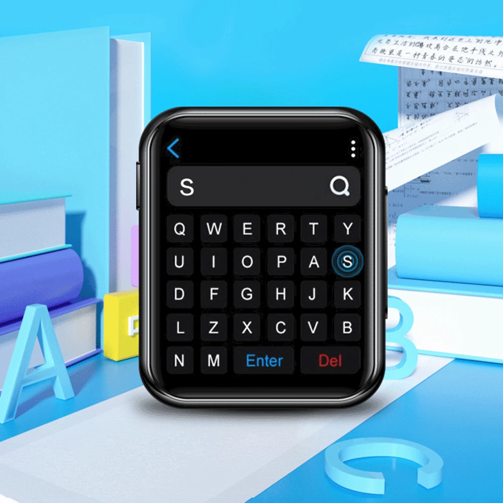 كاميرا مشغل MP3 بلوتوث 5.4 مشغل MP4 وكمان HiFi مشغل موسيقى MP3 1.96 بوصة كامل شاشة تعمل باللمس مسجل كاميرا سبائك الزنك