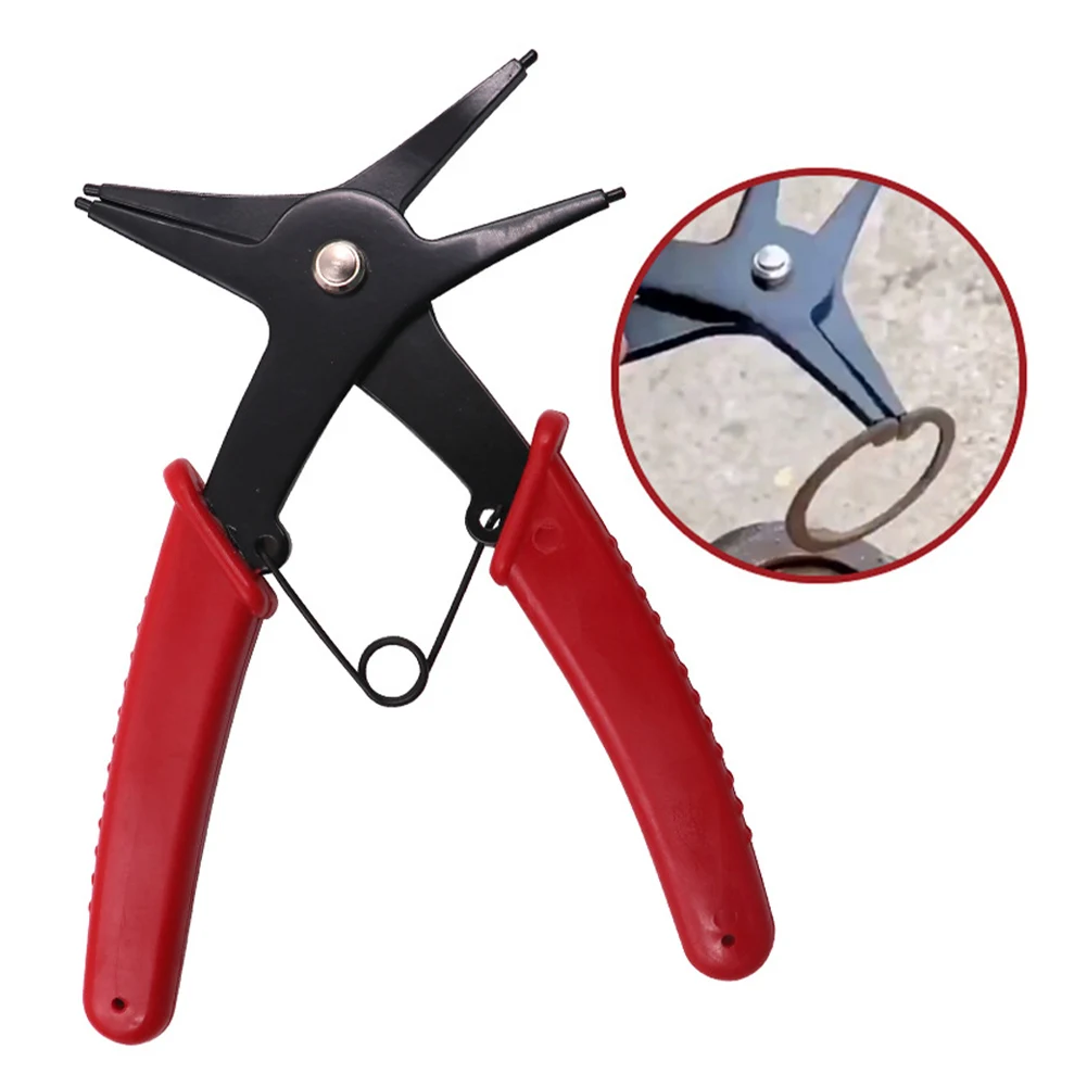 New 2 in 1 home work simple and easy to use circlip pliers high carbon steel circlip pliers circlip pliers repair tool