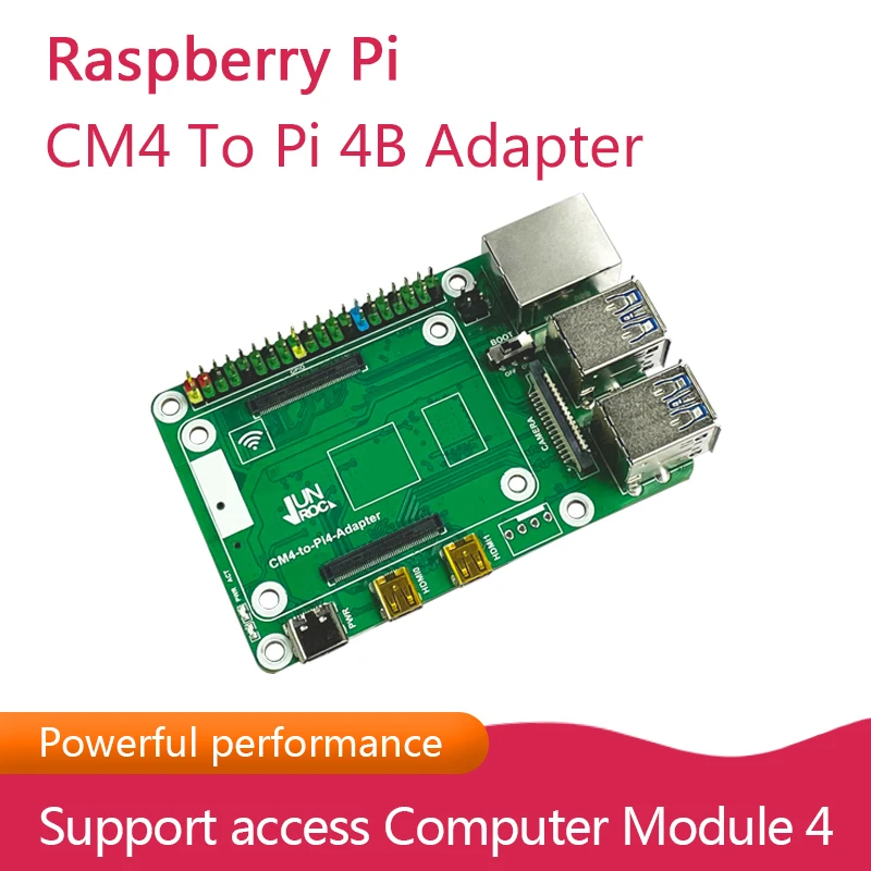 

CM4-to-Pi4-Adapter Based on the Raspberry PI CM4 conversion 4B adapter expansion board, an alternative to the Raspberry PI 4