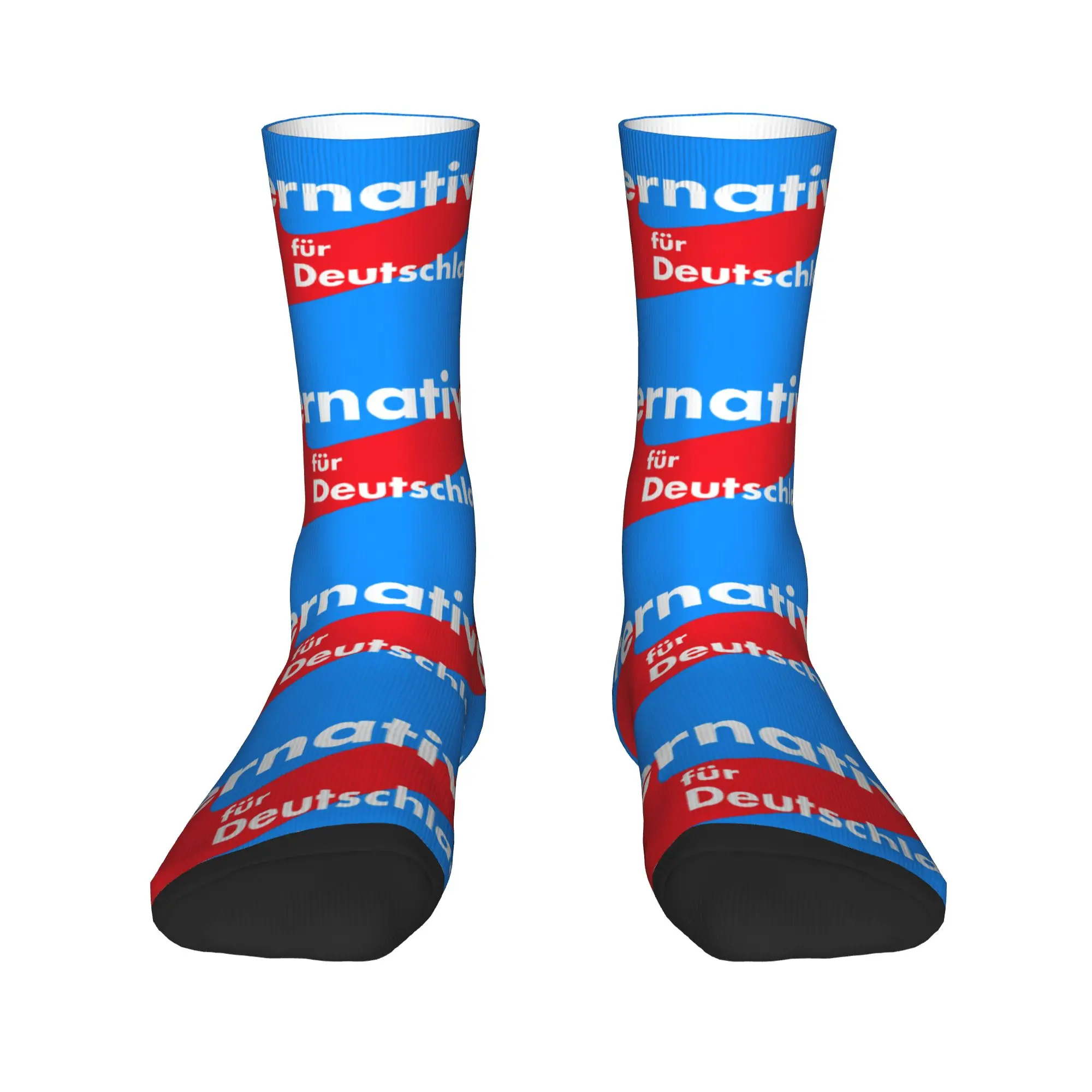 Men Socks Afd Alternative Logo  Stockings Autumn Gothic High Quality Socks Printed Outdoor Anti Bacterial Socks