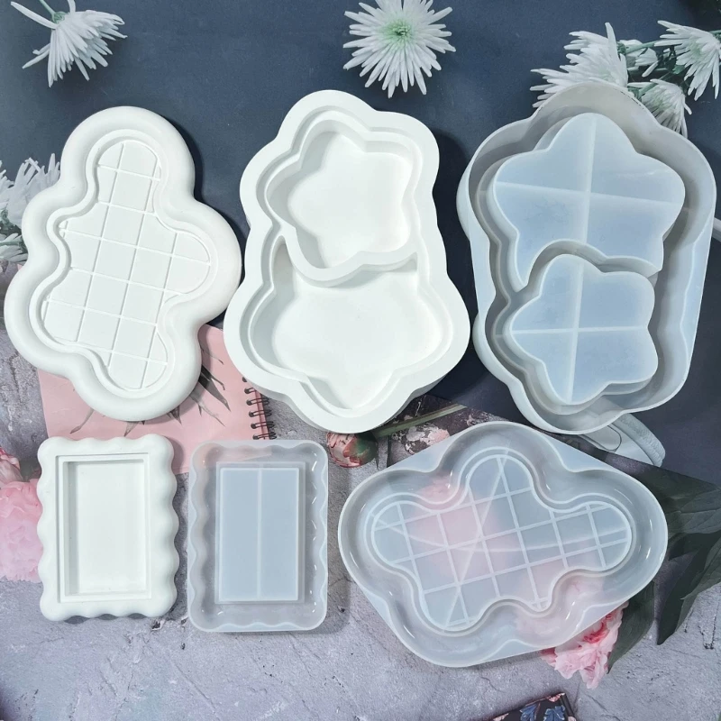 Resin Trays Making Mould Quality Silicone Mold Handmade Pallet Accessory Mould Dropship