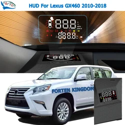 Car Electronic HUD Head Up Display Speedometer Projector For Lexus GX460 2010-2018 Safe Driving Screen Airborne computer