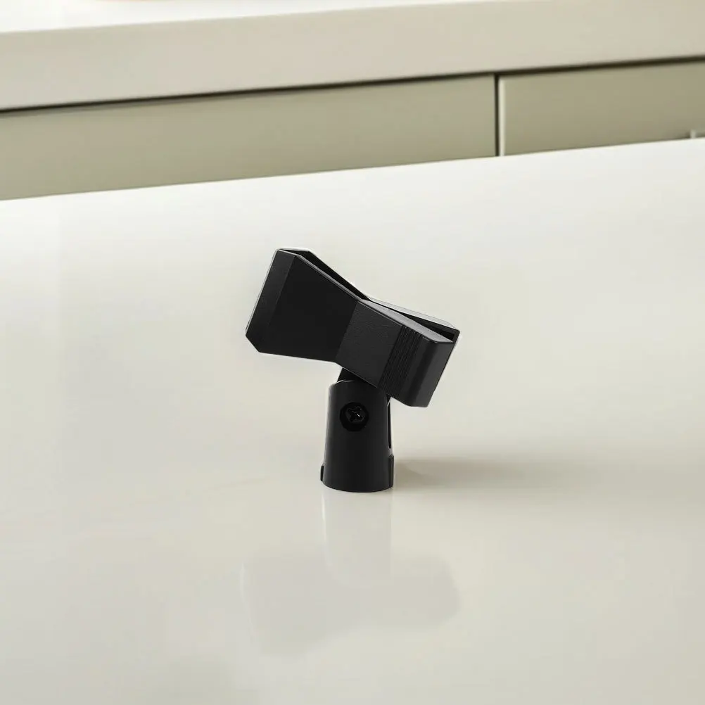 

4 set Desktop Microphone Clip Holder U-Shaped Metal Thread For Wired Wireless Mics Streaming Recording No Tools