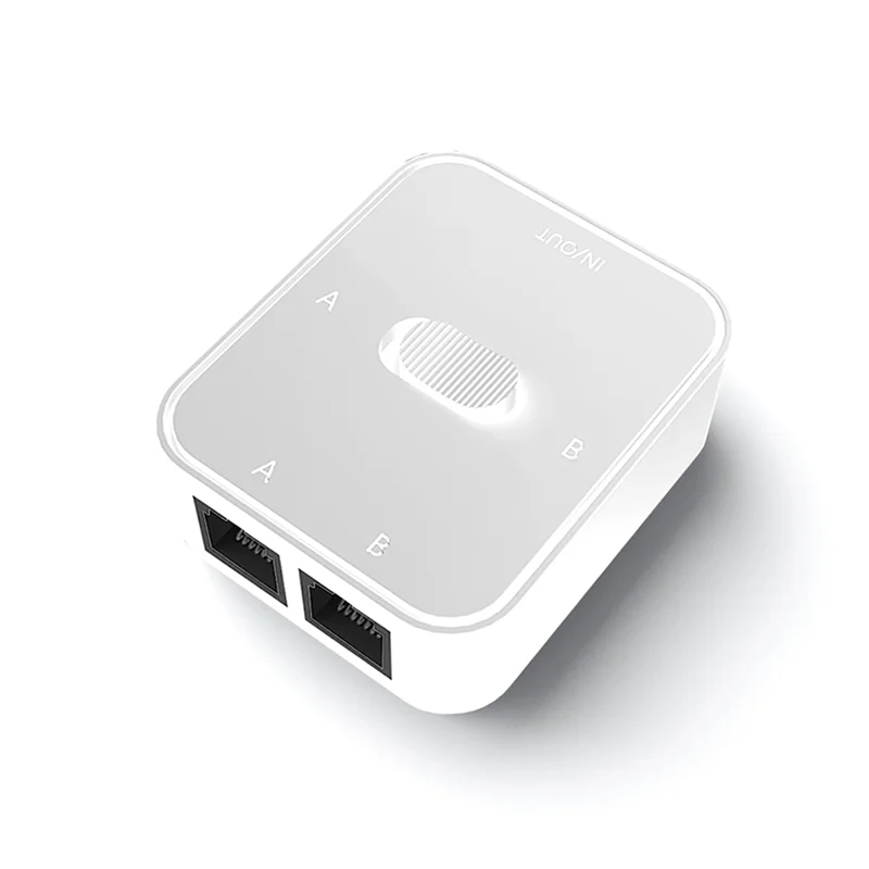 2-portowy przełącznik RJ45 LAN CAT6 1000Mbps 2 in 1 Out /1 in 2 Out 2 in 1 OutRJ45 Rozdzielacz sieciowy