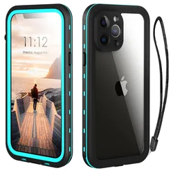 Waterproof for iPhone 17 Pro Air 16 Pro Case 15 14 13 12 11 Pro Max Shockproof Dustproof Lens Screen Protector Phone Case