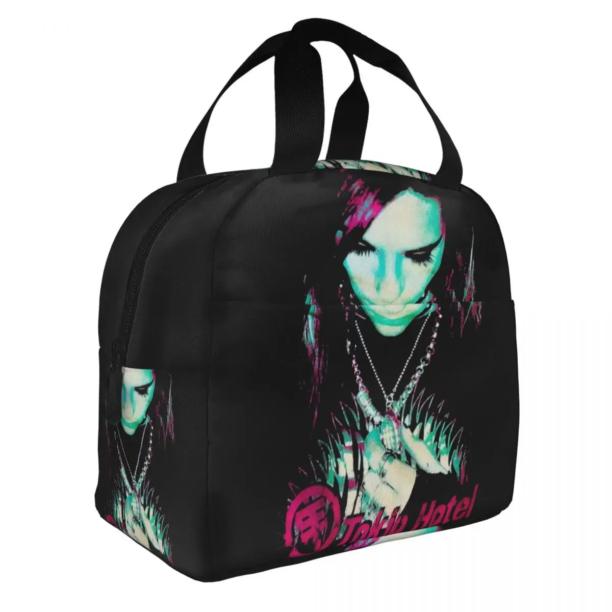 Tokio Hotels Heavy Metal Pop Rock Insulated Lunch Bag for Women Waterproof Thermal Cooler Lunch Tote Office Picnic Travel
